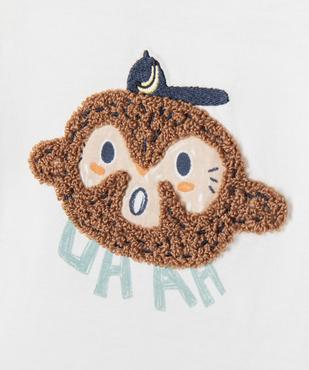 Tee-shirt manches longues avec motif animal bébé garçon vue2 - GEMO 4G BEBE - GEMO