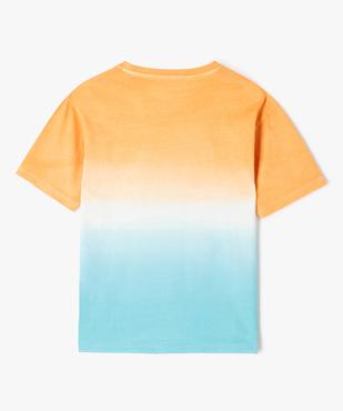 Tee-shirt manches courtes tie-and-dye garçon vue4 - GEMO (JUNIOR) - GEMO