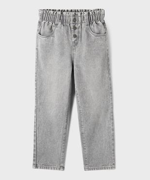Jean slouchy à taille haute ajustable fille vue6 - GEMO (ENFANT) - GEMO