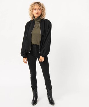 Chemise zippée façon blouson femme vue5 - GEMO(FEMME PAP) - GEMO