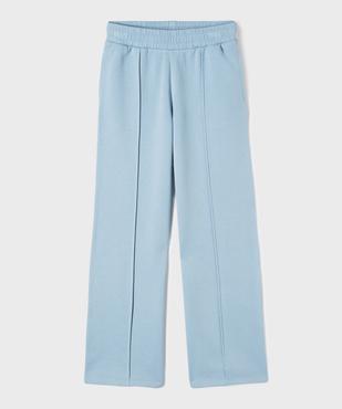 Pantalon de jogging coupe large taille élastique fille vue1 - GEMO 4G FILLE - GEMO
