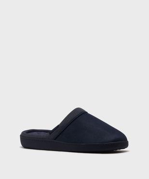 Chaussons mules à discrets motifs homme - Isotoner vue2 - ISOTONER - GEMO