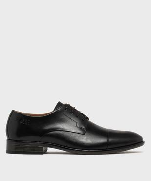 Derby à bout droit dessus cuir homme - Pierre Cardin vue1 - PIERRE CARDIN D - GEMO