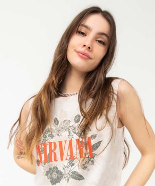 Débardeur femme à large motif - Nirvana vue2 - NIRVANA - GEMO