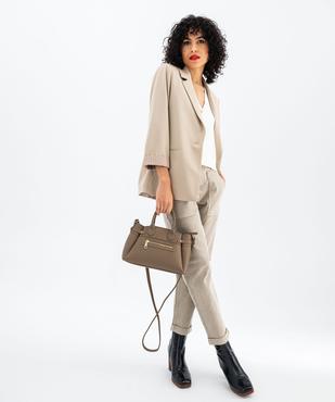 Veste blazer fermeture un bouton femme - LuluCastagnette vue6 - LULUCASTAGNETTE - GEMO