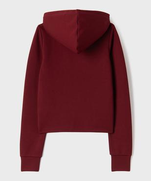 Sweat zippé à capuche spécial sport fille vue3 - GEMO (JUNIOR) - GEMO