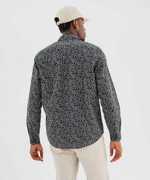 Chemise à motifs fleuris coupe regular homme vue5 - GEMO (HOMME) - GEMO