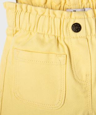 Short en twill de coton bébé fille vue2 - GEMO(BEBE DEBT) - GEMO