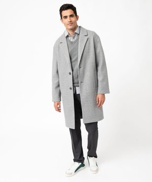 Pull homme à col V en coton fin vue5 - GEMO 4G HOMME - GEMO