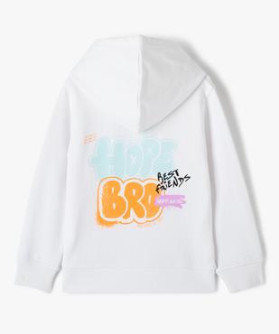 Sweat garçon à capuche avec imprimé au dos vue1 - GEMO (ENFANT) - GEMO