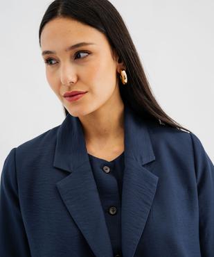 Veste de costume en viscose femme vue2 - GEMO 4G FEMME - GEMO