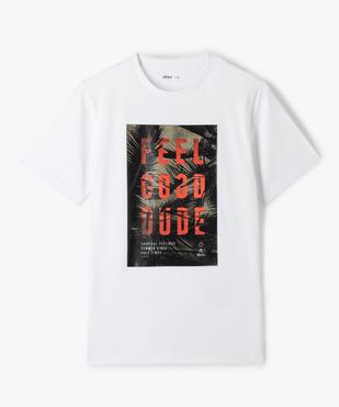 Tee-shirt garçon à manches courtes et imprimé tropical vue1 - GEMO (JUNIOR) - GEMO