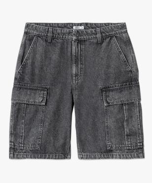 Bermuda en jean cargo homme vue4 - GEMO 4G HOMME - GEMO