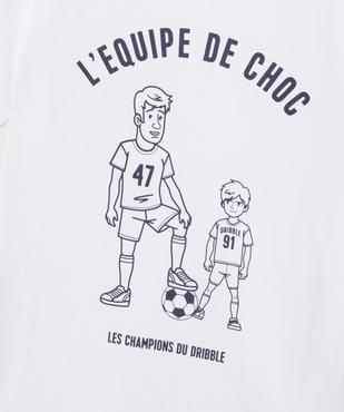 Tee-shirt manches courtes à motif football garçon vue2 - GEMO 4G GARCON - GEMO