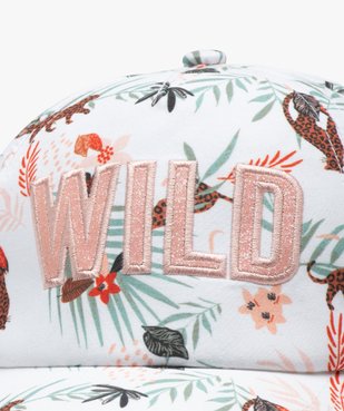 Casquette fille imprimé jungle et paillettes vue3 - GEMO (ENFANT) - GEMO