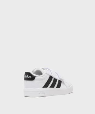 Baskets Grand Court 3.0 à scratch enfant - Adidas vue4 - ADIDAS - GEMO