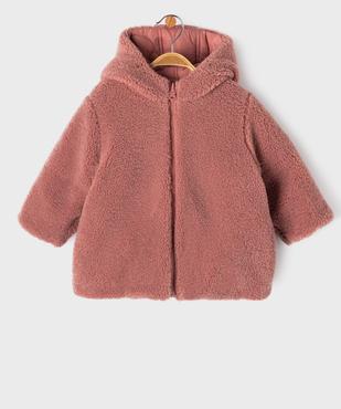 Manteau à capuche réversible bébé fille vue6 - GEMO(BEBE DEBT) - GEMO