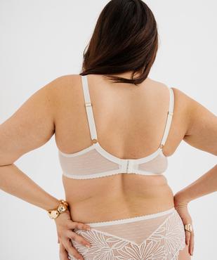 Soutien-gorge emboitant à coques fines femme grande taille vue5 - GEMO(HOMWR FEM) - GEMO