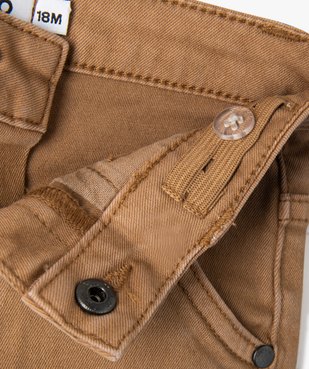 Short slim uni en toile extensible bébé garçon vue3 - GEMO(BEBE DEBT) - GEMO