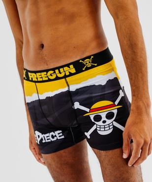 Boxer microfibre douce imprimée homme - Freegun X One Piece vue2 - FREEGUN - GEMO