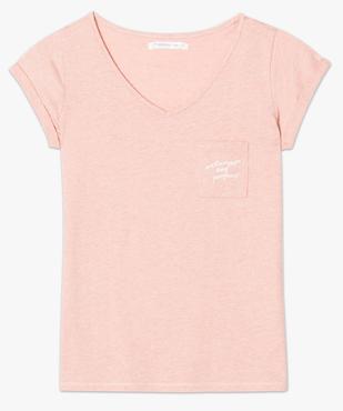 Haut de pyjama à manches courtes vue4 - GEMO(HOMWR FEM) - GEMO