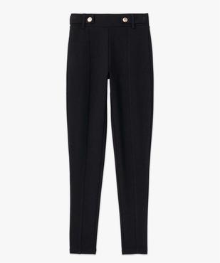 Leggings femme en maille Milano avec ceinture fantaisie vue4 - GEMO(FEMME PAP) - GEMO