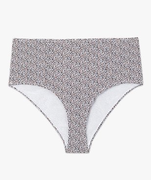 Bas de maillot de bain femme grande taille avec taille haute vue4 - GEMO (PLAGE) - GEMO