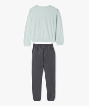 Pyjama 2 pièces en coton fille vue4 - GEMO 4G FILLE - GEMO