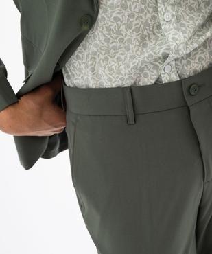 Pantalon de costume en maille fluide et extensible homme vue2 - GEMO 4G HOMME - GEMO