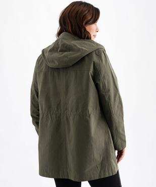 Parka légère à capuche femme grande taille vue3 - GEMO (G TAILLE) - GEMO
