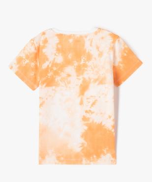 Tee-shirt manches courtes effet tie and dye garçon vue3 - GEMO (ENFANT) - GEMO