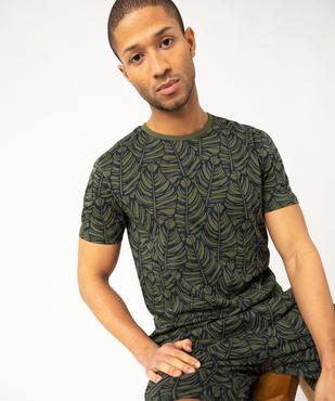 Tee-shirt manches courtes imprimé homme vue1 - GEMO 4G HOMME - GEMO