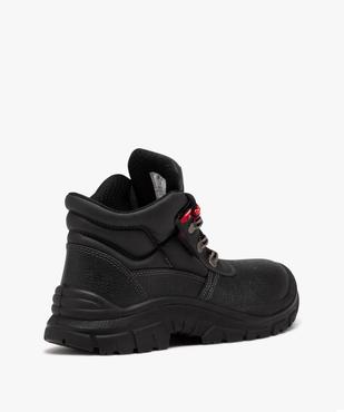 Chaussures de sécurité homme unies à col matelassé montant vue4 - FIGHTER - GEMO