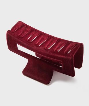 Pince crabe pour les cheveux en velours vue2 - GEMO (ACCESS) - GEMO