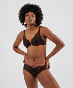 Soutien-gorge push-up en dentelle vue1 - GEMO(HOMWR FEM) - GEMO