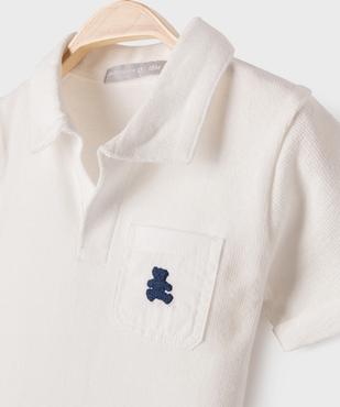 Polo en coton avec poche poitrine bébé garçon - LuluCastagnette vue2 - LULU CASTAGNETTE GEMO FOR GOOD - GEMO