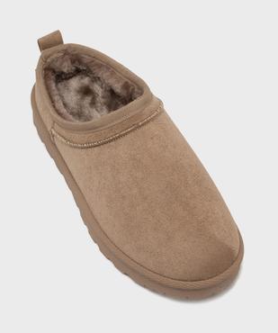 Chaussures slip-on fourrées à semelle crantée femme vue5 - 5 MILES - GEMO