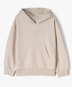 Sweat à capuche molletonné garçon vue1 - GEMO (ENFANT) - GEMO
