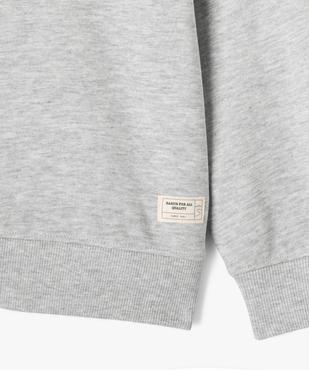 Sweat uni en maille bouclette garçon vue2 - GEMO (ENFANT) - GEMO