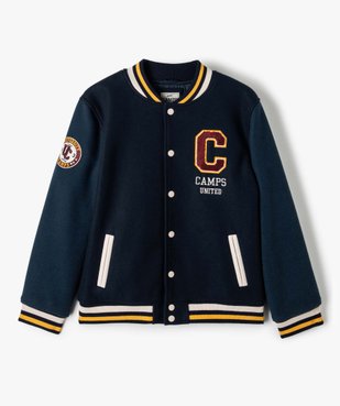 Blouson bomber garçon sportswear - Camps United vue3 - CAMPS UNITED - GEMO