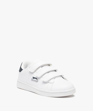 Baskets garçon unies fermeture trois scratchs - Slazenger vue2 - SLAZENGER - GEMO