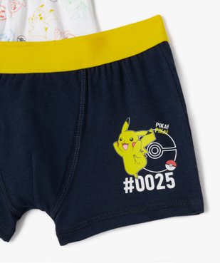 Boxers motif Pikachu garçon (lot de 2) - Pokemon vue2 - POKEMON - GEMO