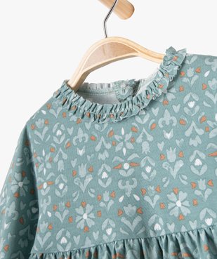 Tee-shirt manches longues ample et imprimé bébé fille vue2 - GEMO(BEBE DEBT) - GEMO