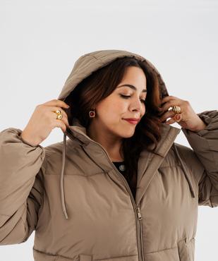 Doudoune à capuche femme grande taille vue5 - GEMO 4G GT - GEMO