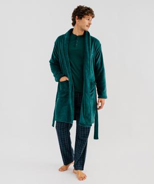 Robe de chambre polaire homme vue1 - GEMO(HOMWR HOM) - GEMO