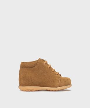 Chaussures premiers pas dessus cuir bébé - NA! vue2 - NA! - GEMO