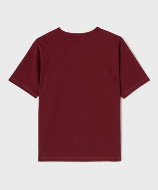 Tee-shirt manches courtes oversize en coton épais garçon vue3 - GEMO (JUNIOR) - GEMO