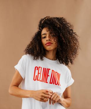 T-shirt col rond imprimé femme - Céline Dion vue3 - CELINE DION - GEMO