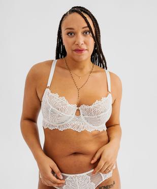 Soutien-gorge emboitant en dentelle femme grande taille vue1 - GEMO(HOMWR FEM) - GEMO