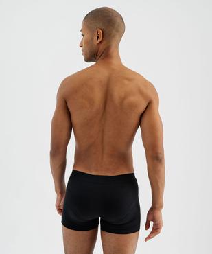 Boxers unis en coton extensible homme (lot de 2) vue3 - GEMO 4G HOMME - GEMO